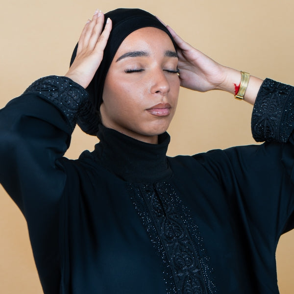 SOUS-HIJAB SOIE DE MÛRIER — pour des cheveux protégés