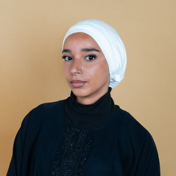 SOUS-HIJAB SOIE DE MÛRIER — pour des cheveux protégés