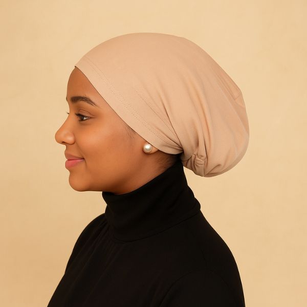 SOUS-HIJAB SOIE DE MÛRIER — pour des cheveux protégés